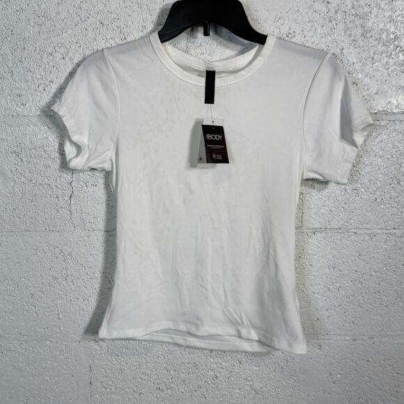 Cotton on Women's Active Rib Gym T-shirt - White  small - Picture 1 of 5